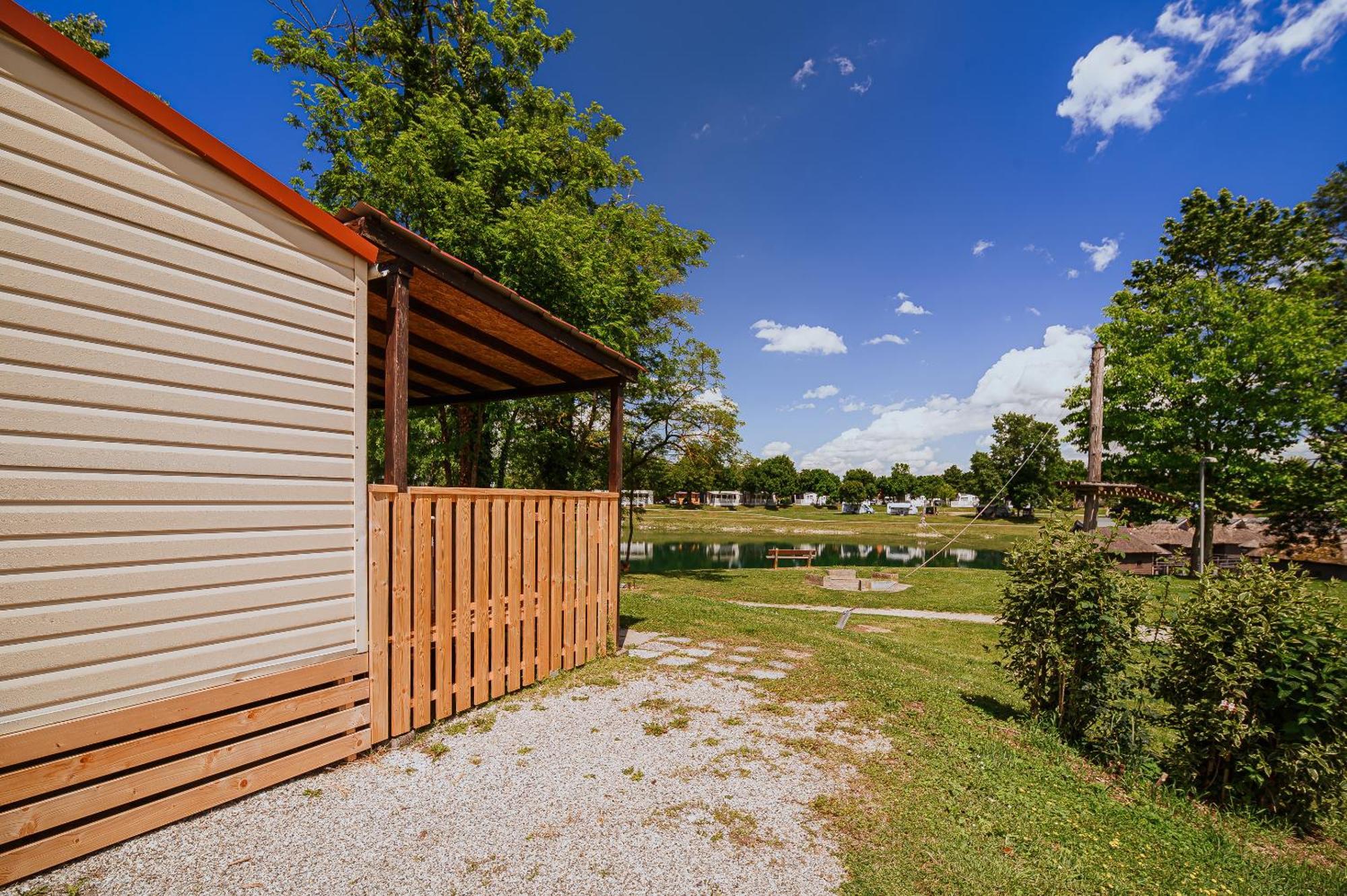 Lake View Mobile Homes With Thermal Riviera Tickets In Terme Catez Catez ob Savi Exterior photo