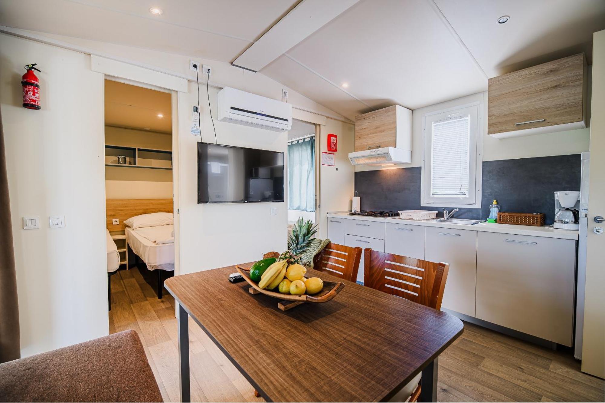 Lake View Mobile Homes With Thermal Riviera Tickets In Terme Catez Catez ob Savi Room photo